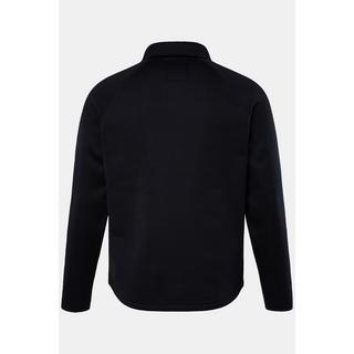 JP1880 Langarm Strickfleece Hemdjacke Kentkragen  