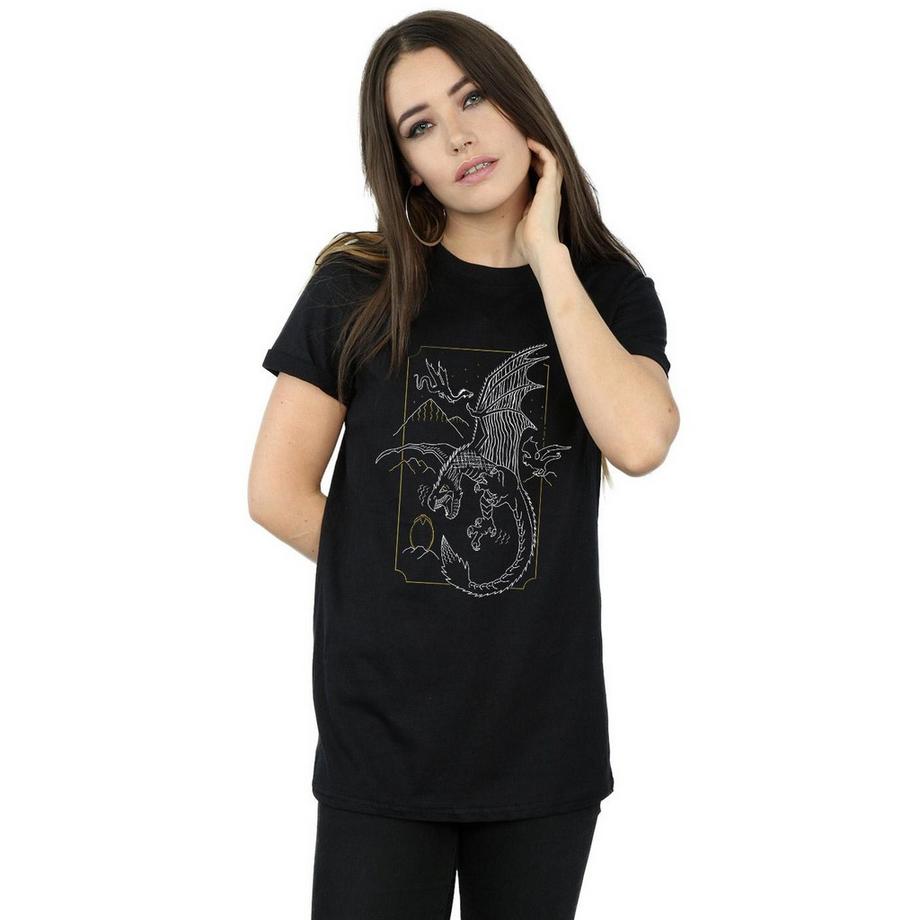 Harry Potter T-Shirt Stampa Drago  