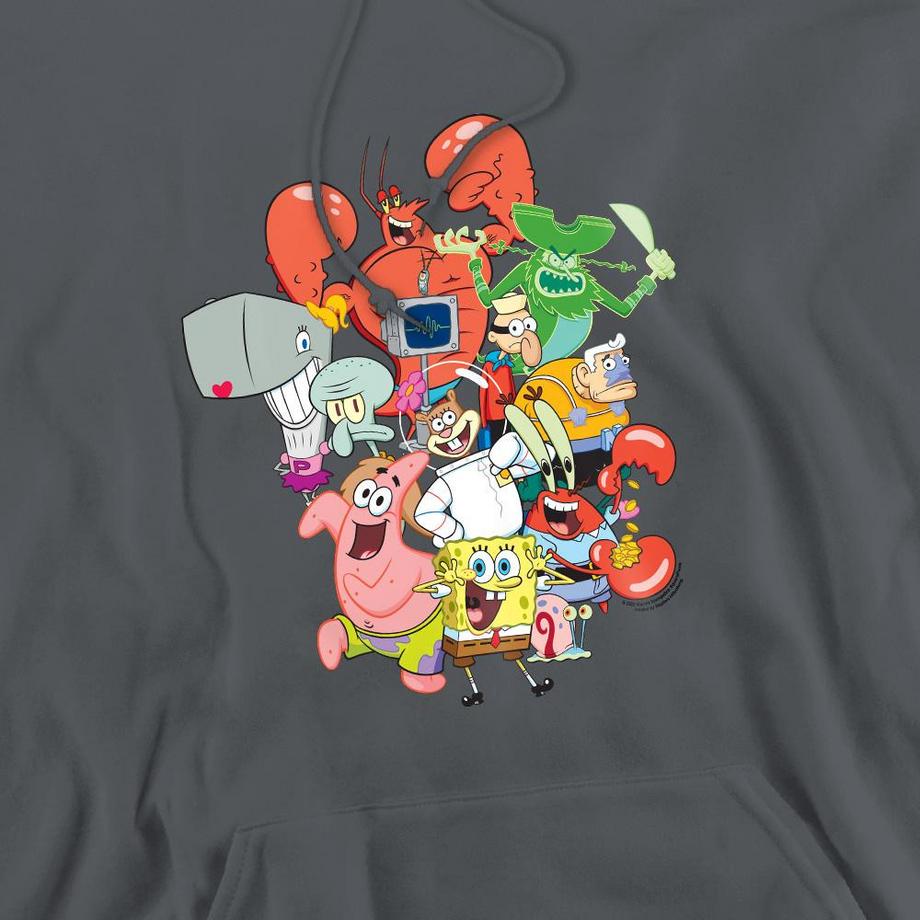 Nickelodeon The Whole Gang Felpa Con Cappuccio  