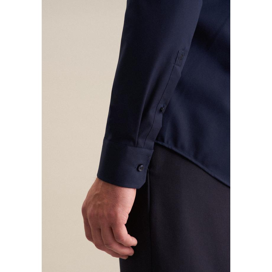 Seidensticker Business Hemd Slim Fit Langarm Uni  