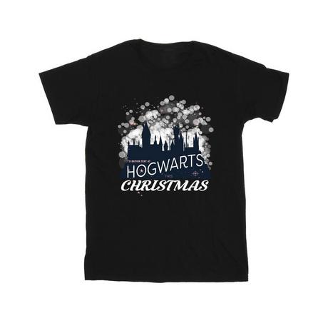 Harry Potter Hogwarts Christmas Grafik T-Shirt  