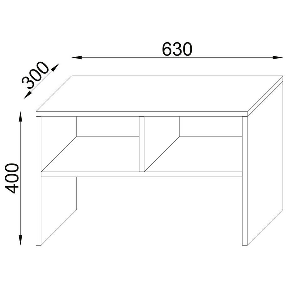 VCM Holz Beistelltisch Nachto S  