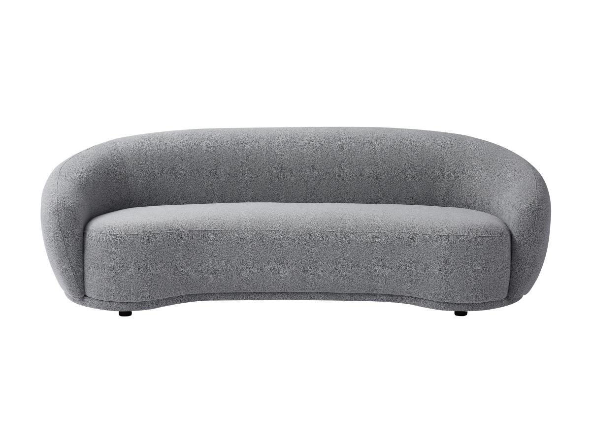 PASCAL MORABITO Sofa 3-Sitzer - Bouclé-Stoff - Grau - BOVANA von Pascal Morabito  