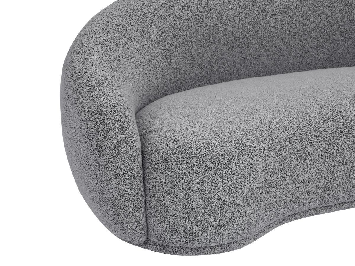 PASCAL MORABITO Sofa 3-Sitzer - Bouclé-Stoff - Grau - BOVANA von Pascal Morabito  