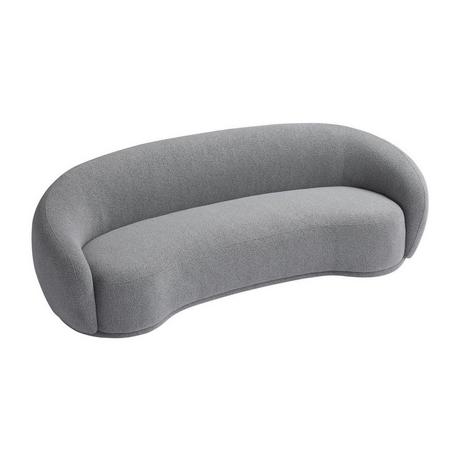 PASCAL MORABITO Sofa 3-Sitzer - Bouclé-Stoff - Grau - BOVANA von Pascal Morabito  