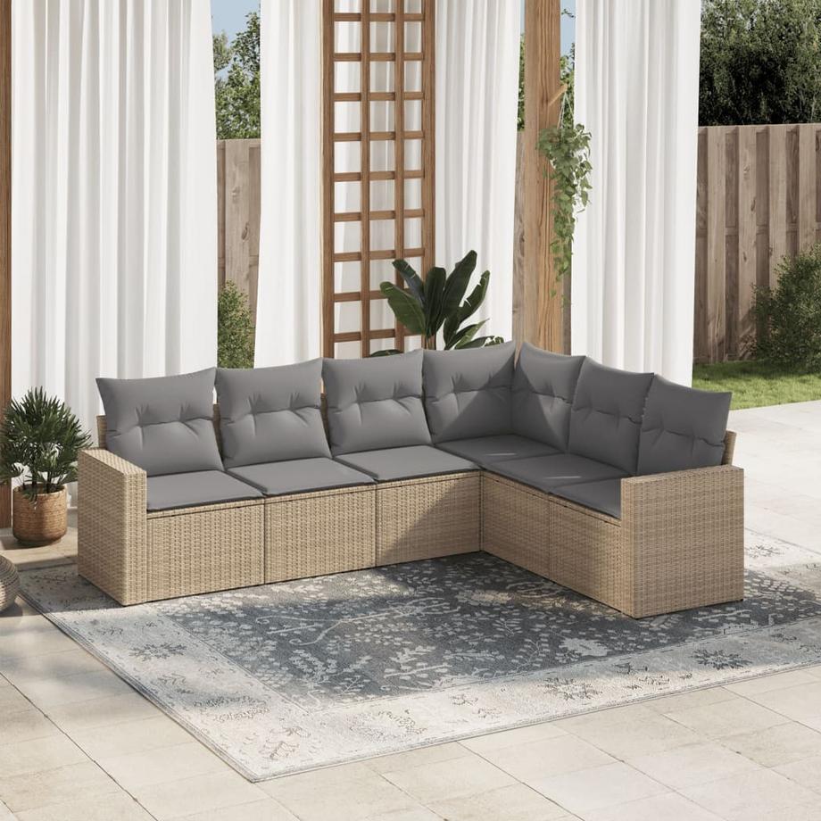 VidaXL Garten sofagarnitur poly-rattan  