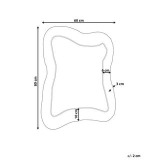 Beliani Wandspiegel Retro PENCRAN  