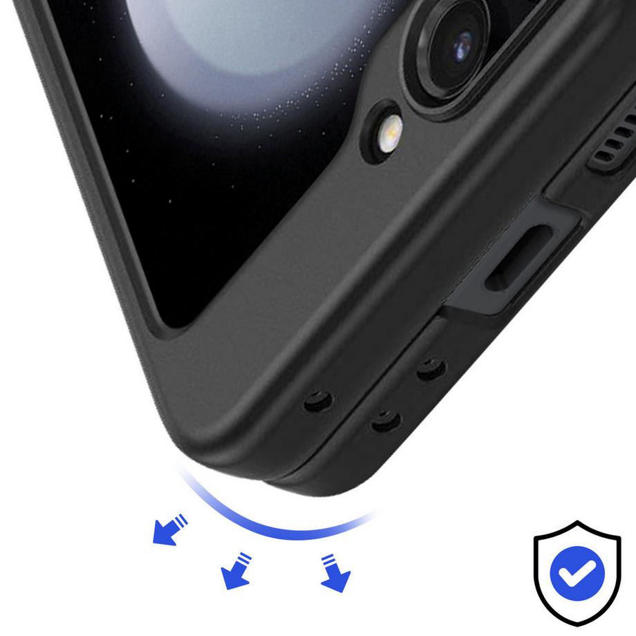 Avizar  Coque MagSafe Samsung Z Flip 5 Noir 