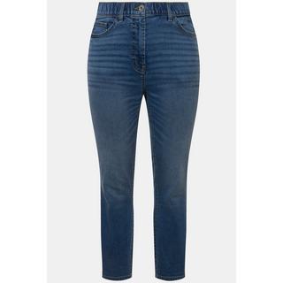 Studio Untold  Jean skinny 5 poches à taille élastique, effet usé 