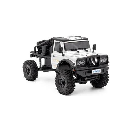 HobbyTech  Scale Crawler CRX18 Flat Cage 4WD Silber, RTR, 1:18 