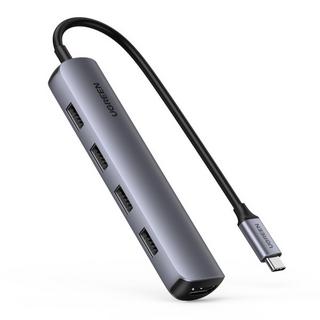 UGREEN  20197 Notebook-Dockingstation & Portreplikator Kabelgebunden USB 3.2 Gen 1 (3.1 Gen 1) Type-C Grau 