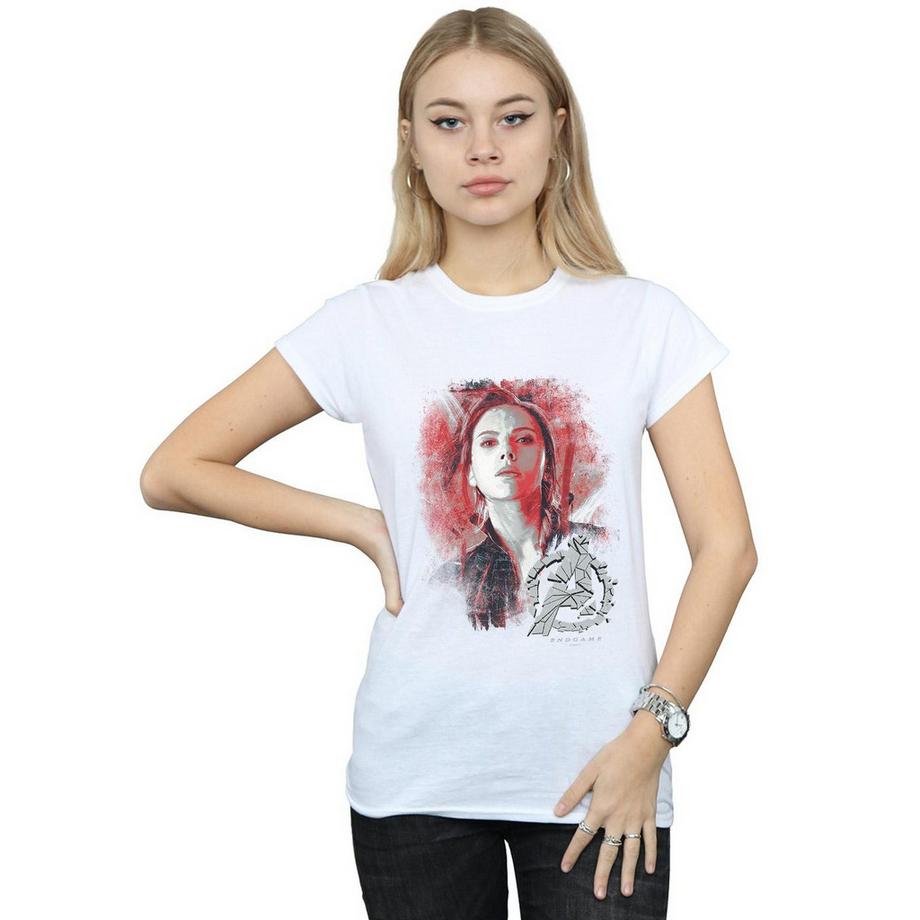 MARVEL Avengers Endgame Black Widow Grafikdruck T-Shirt  