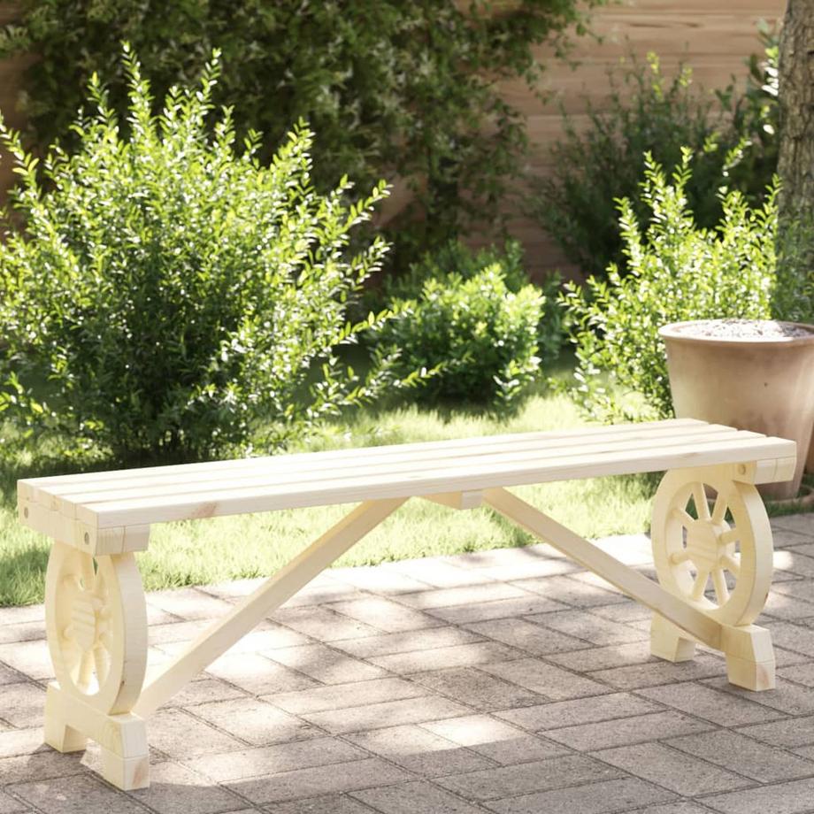 VidaXL Banc de jardin bois  