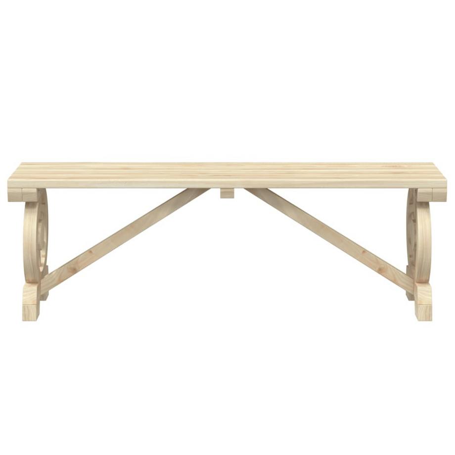 VidaXL Banc de jardin bois  