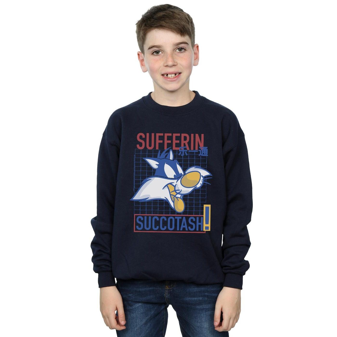 LOONEY TUNES  Sylvester Sufferin Succotash Sweatshirt 