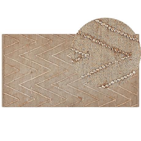 Beliani Tapis en Jute Boho DADAY  