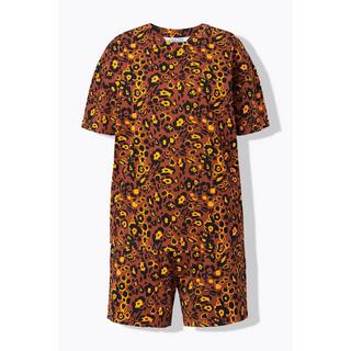 Studio Untold Pigiama Corto Due Pezzi Stampa Leopardata  