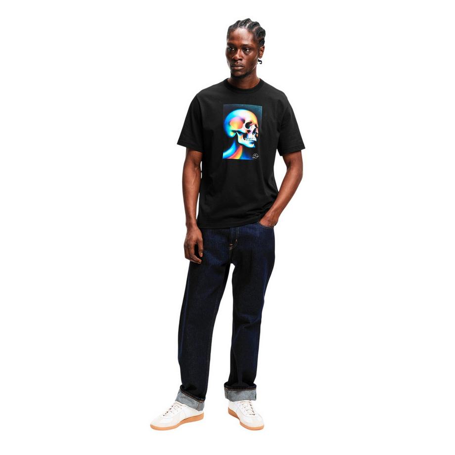 PAUL SMITH Maglietta Stampa Grafica Teschio  