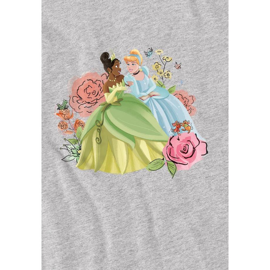 Disney PRINCESS  Tshirt IN THE GARDEN 