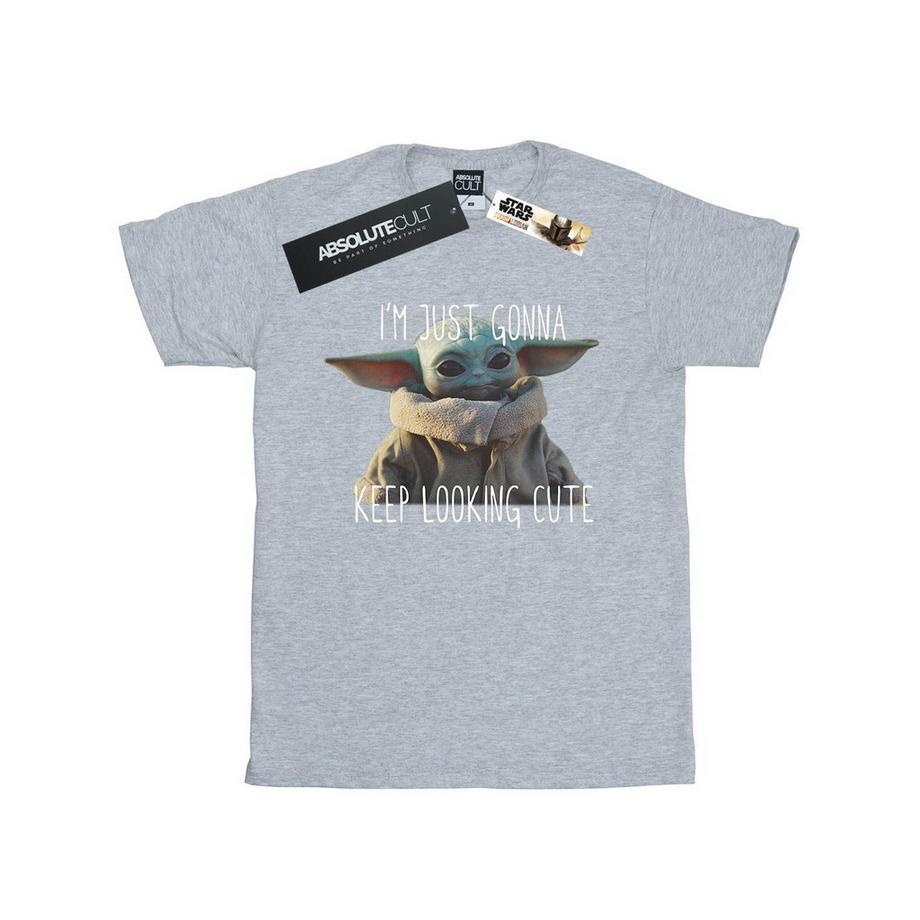 The Mandalorian Keep Looking Cute Maglietta Ampia