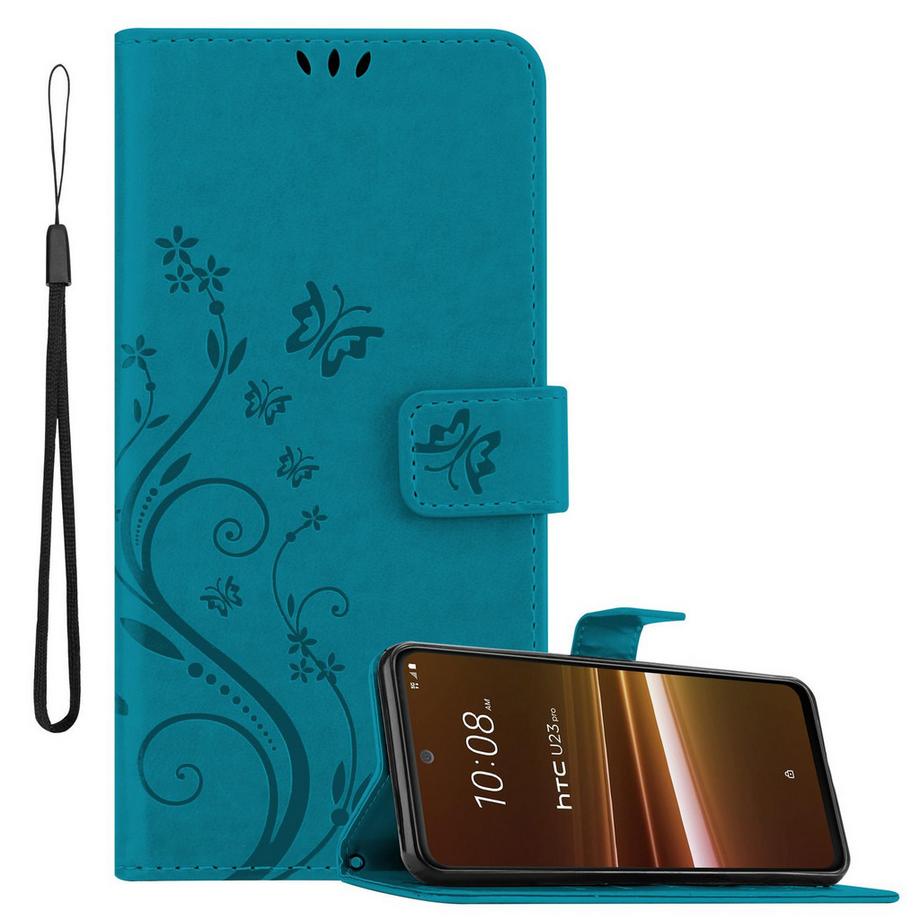 HTC U23 PRO Hülle mit Blumen Muster