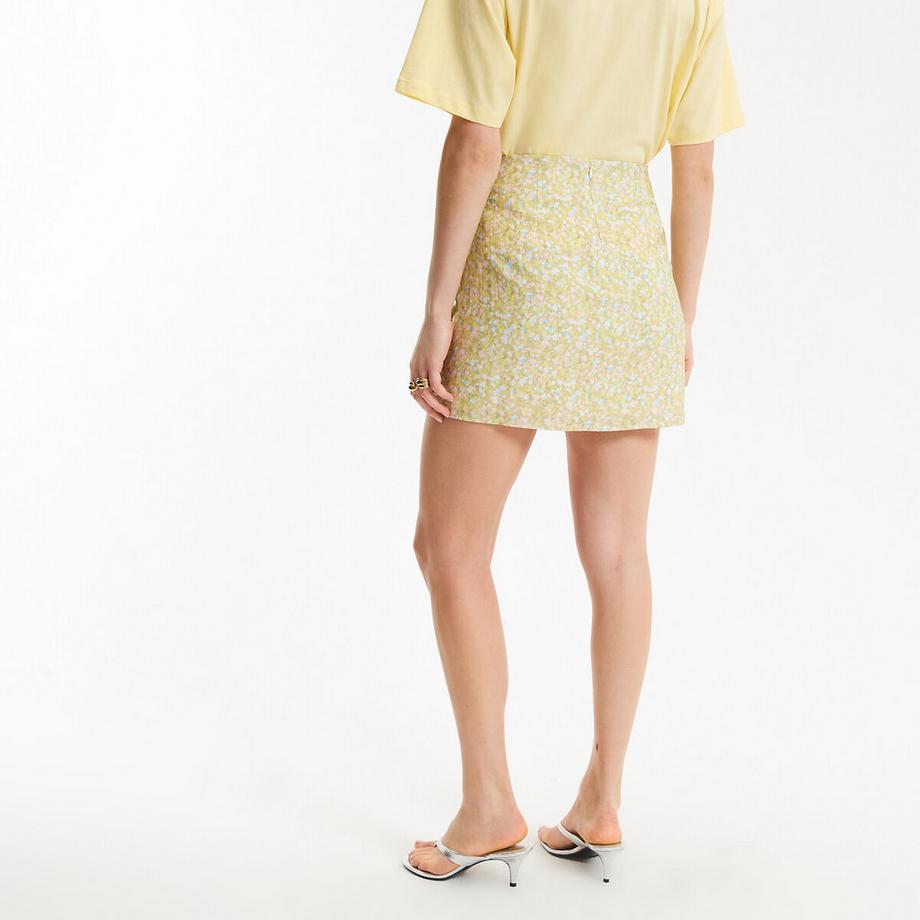 La Redoute Collections Gonna corta dritta stampa floreale da annodare  