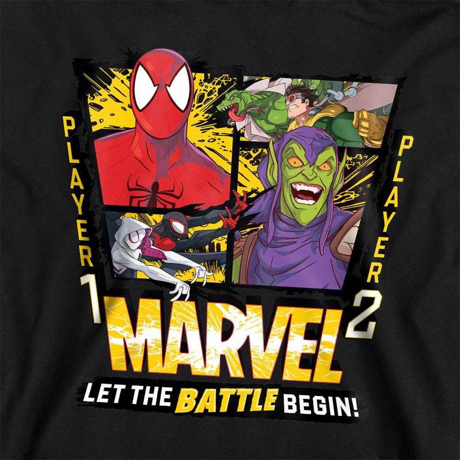 Spider-Man  Let The Battle Begin Felpa Con Cappuccio Da Indossare 
