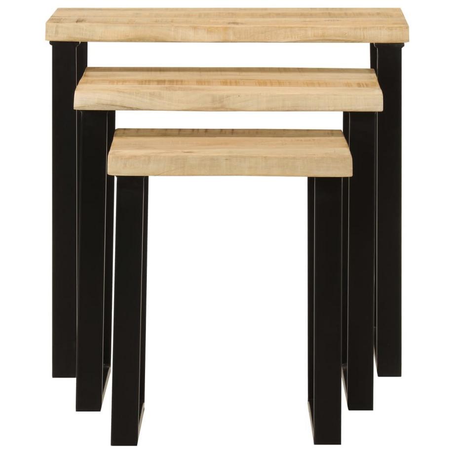 VidaXL  Satztisch holz 