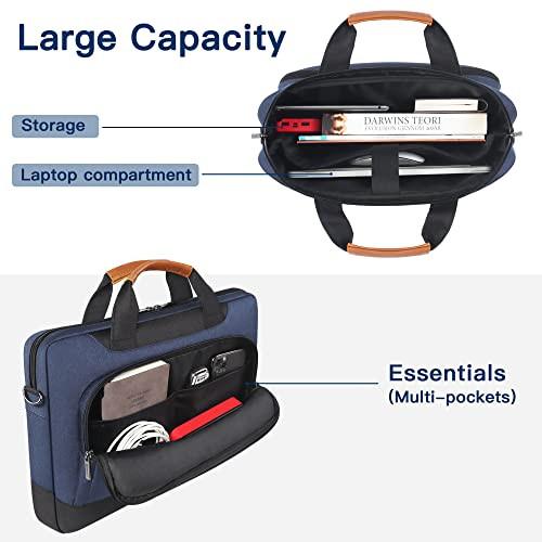 Only-bags.store Laptop Business Aktentasche Umhängetasche 17 Zoll  