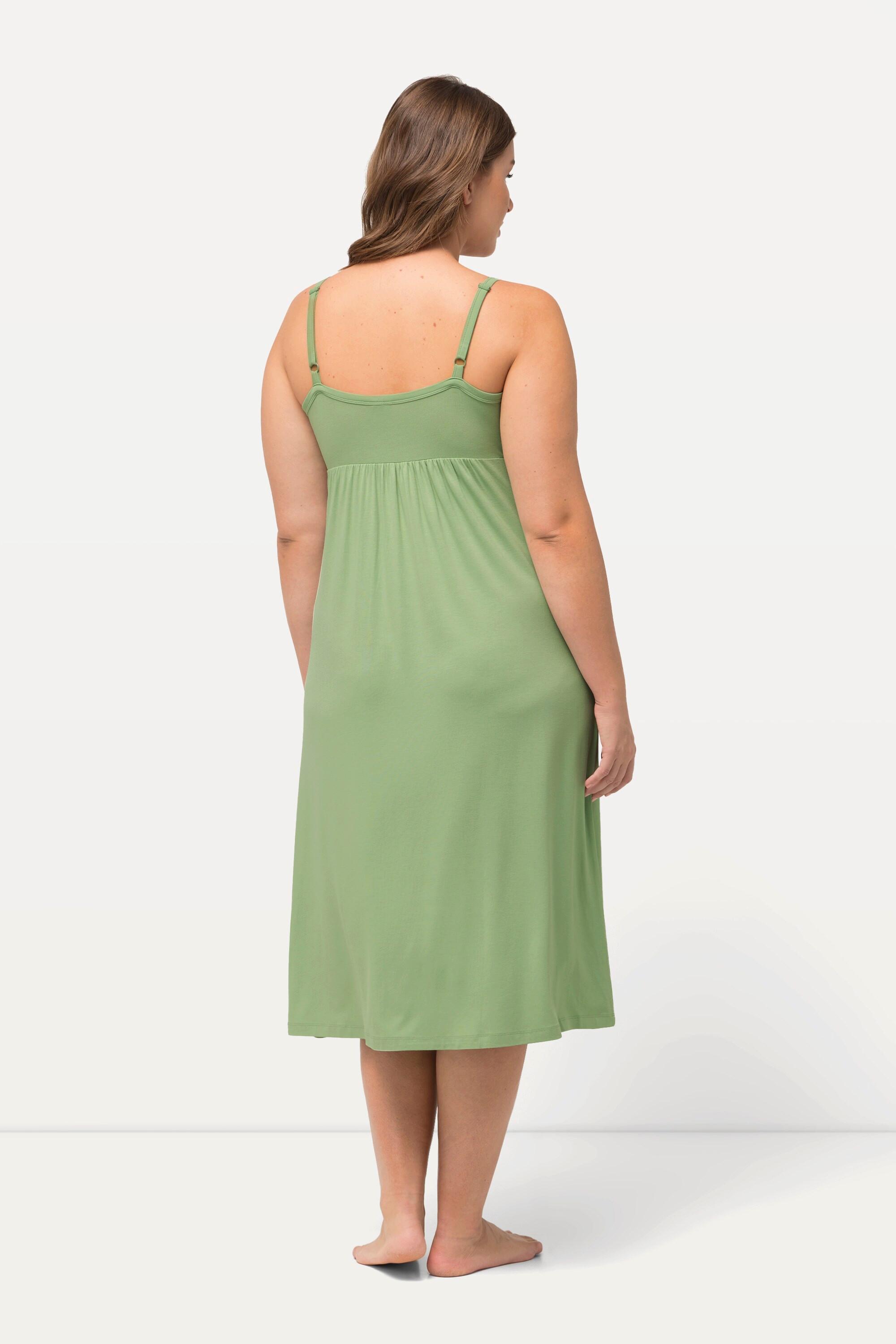 Ulla Popken Negligé Spitzenband V-Ausschnitt Verstellbare Träger  