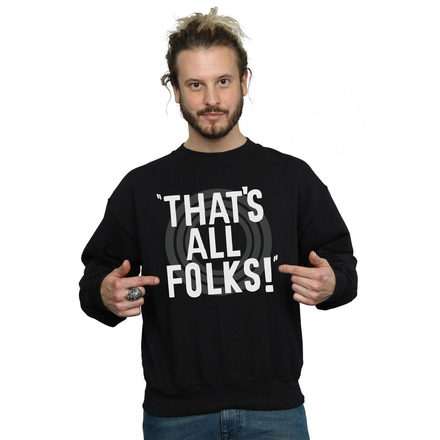 LOONEY TUNES  That's All Folks Sweatshirt 