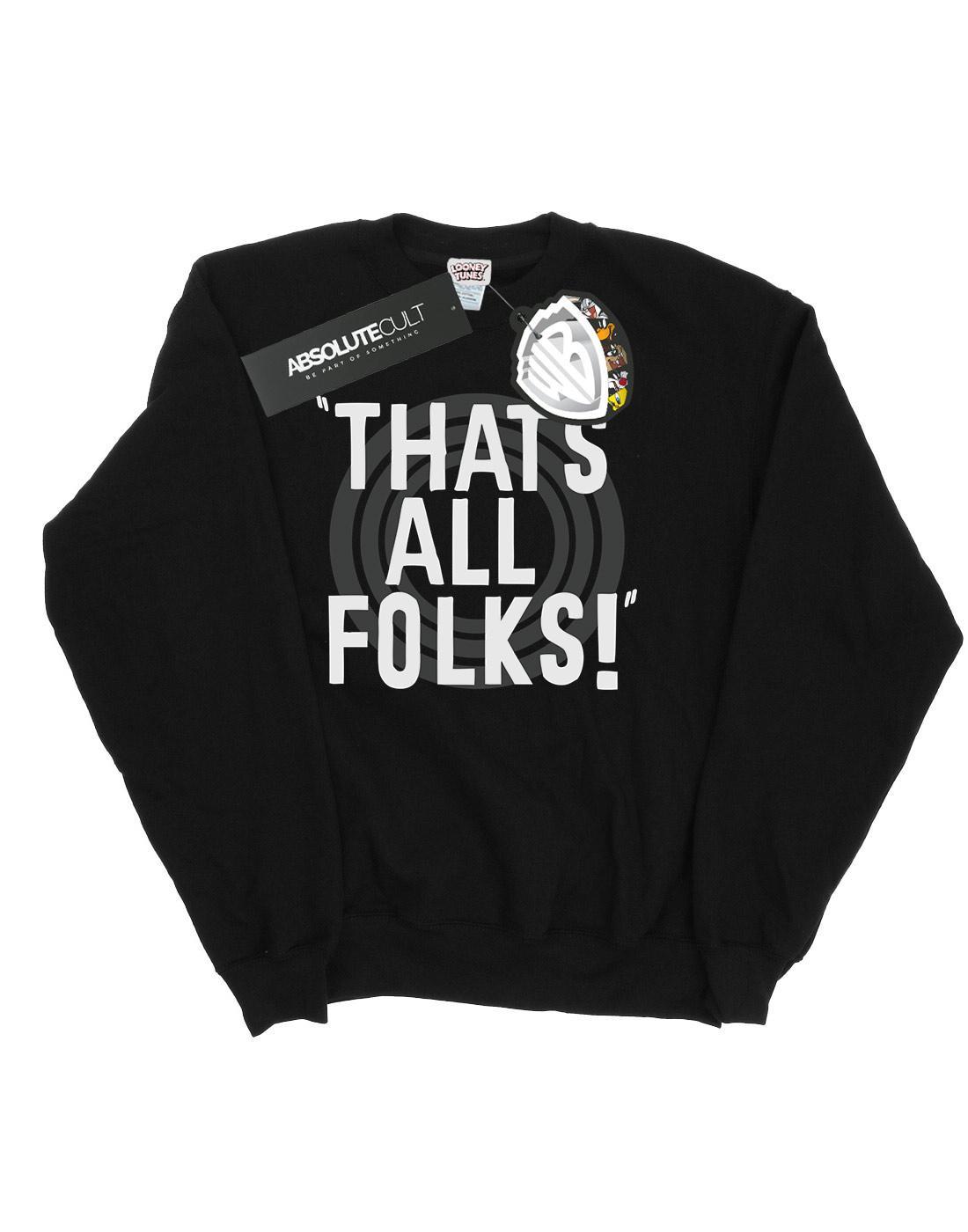 LOONEY TUNES  That's All Folks Sweatshirt 