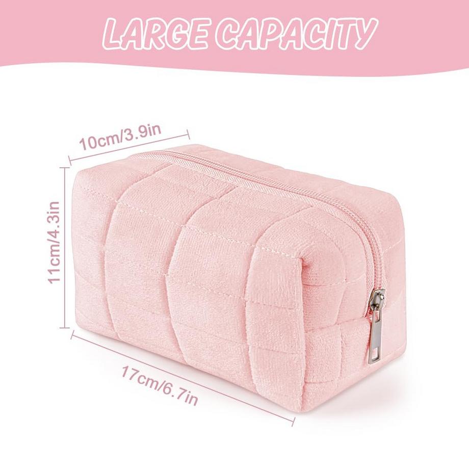 Only-bags.store Borsa Cosmetica da Viaggio Trapuntata  