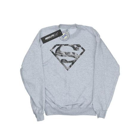 SUPERMAN Logo Felpa Girocollo  