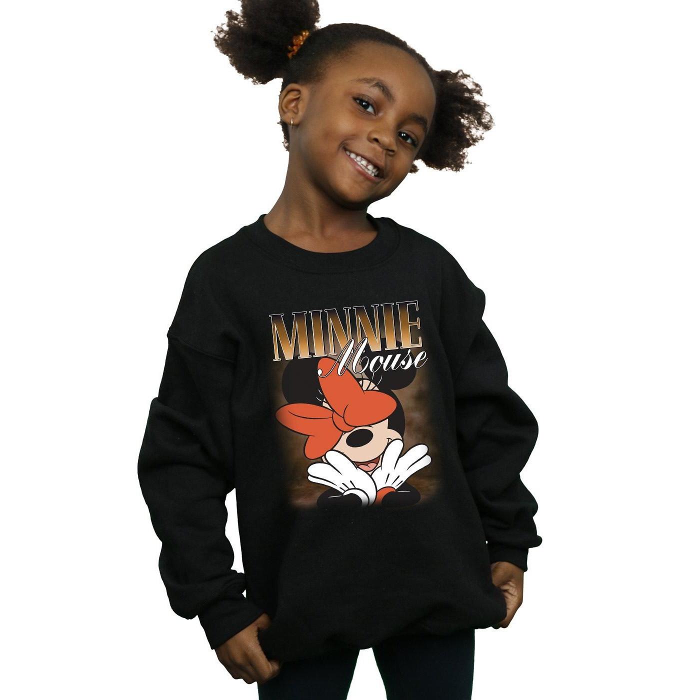 Disney  Minnie Mouse Bow Montage Sweatshirt 