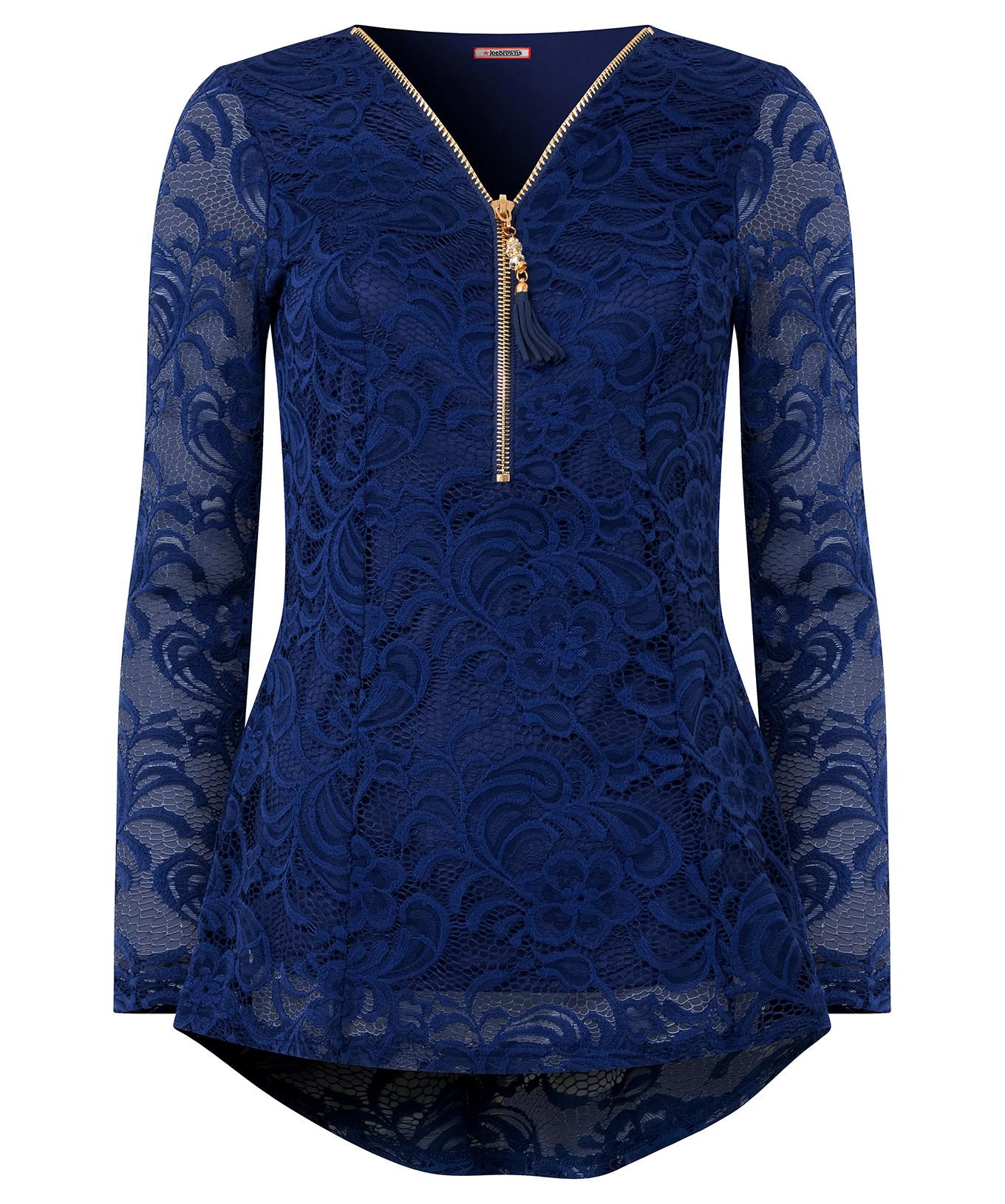 Joe Browns Top Slim in Pizzo con Cerniera  