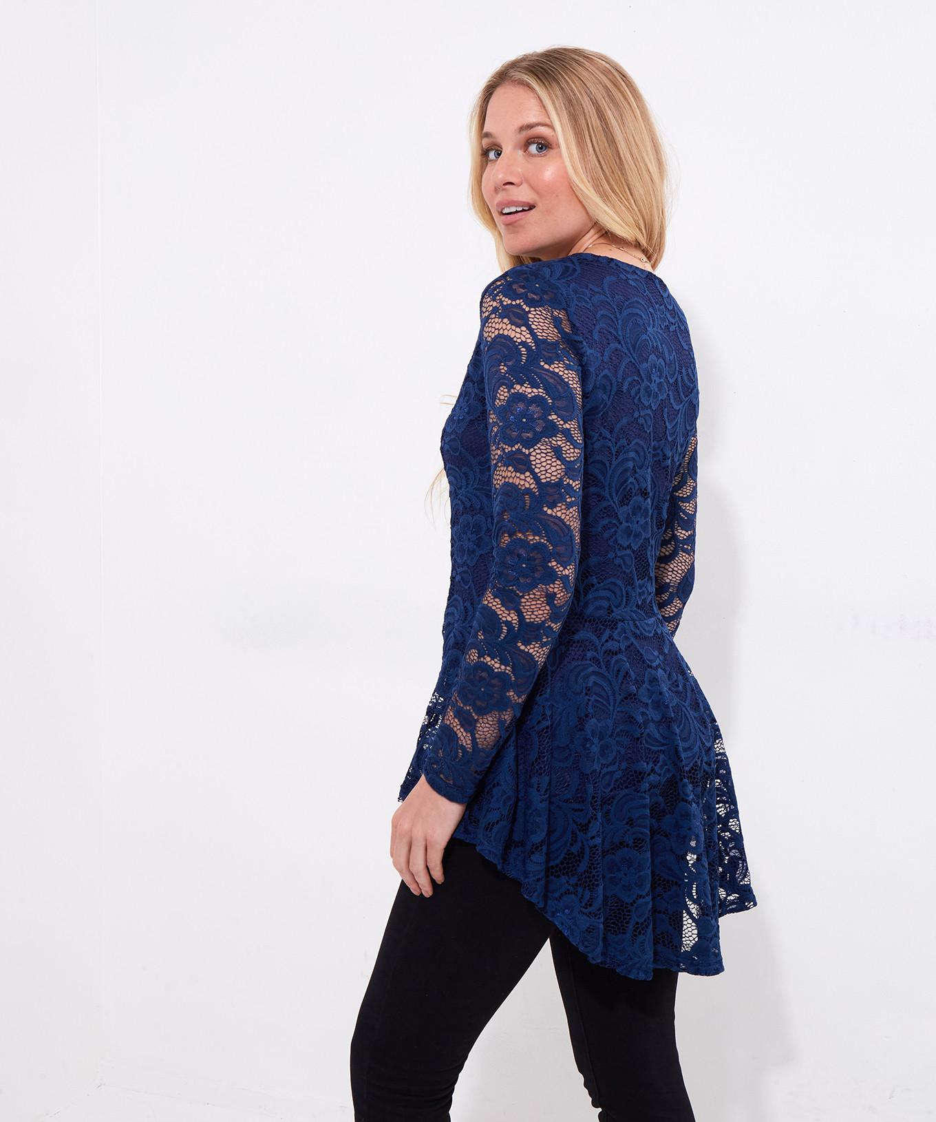 Joe Browns Top Slim in Pizzo con Cerniera  