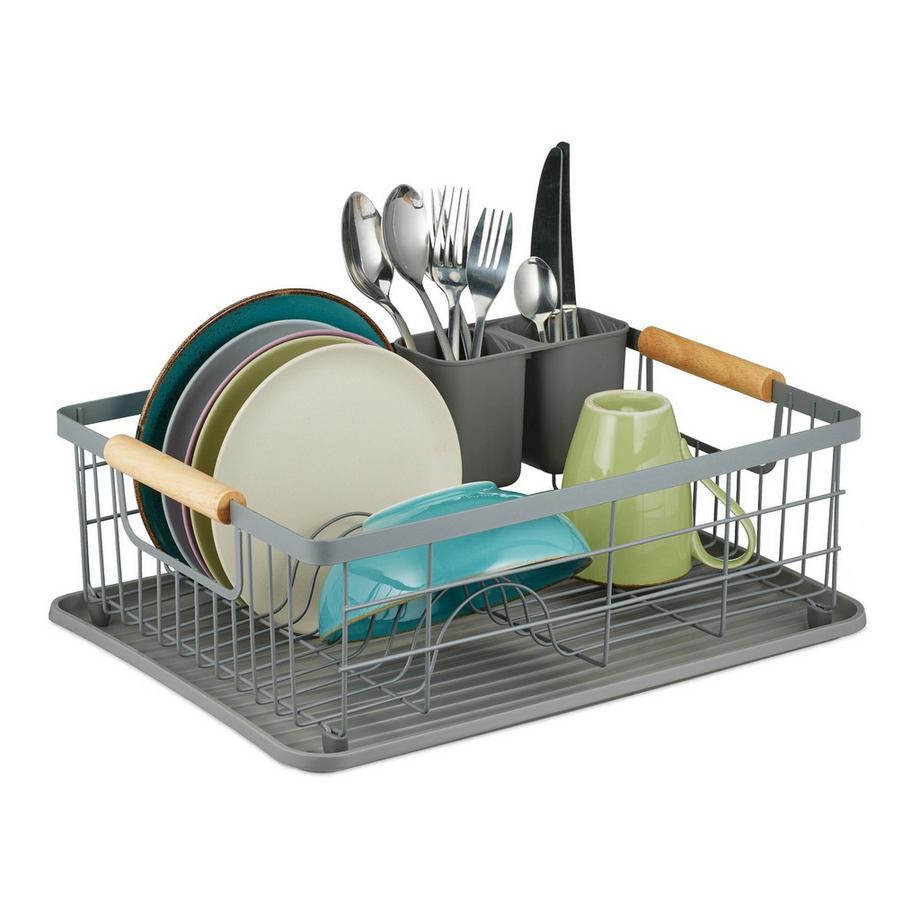 Northix  Égouttoir à vaisselle avec panier à couverts 