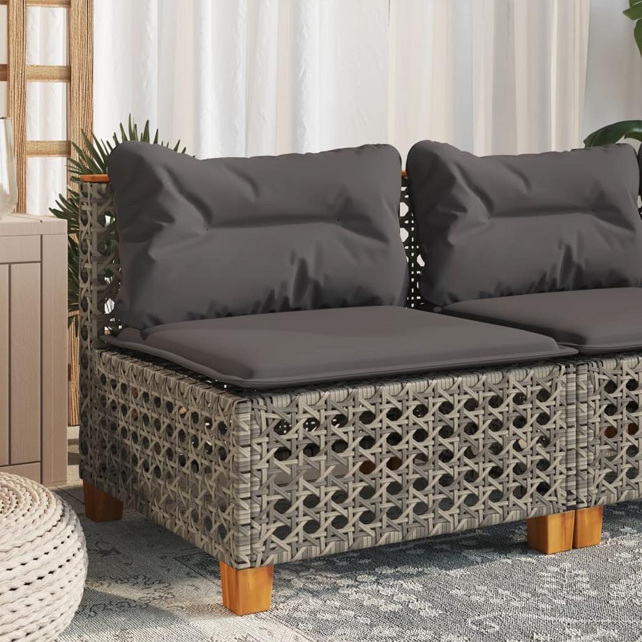 VidaXL Gartensofa poly-rattan  