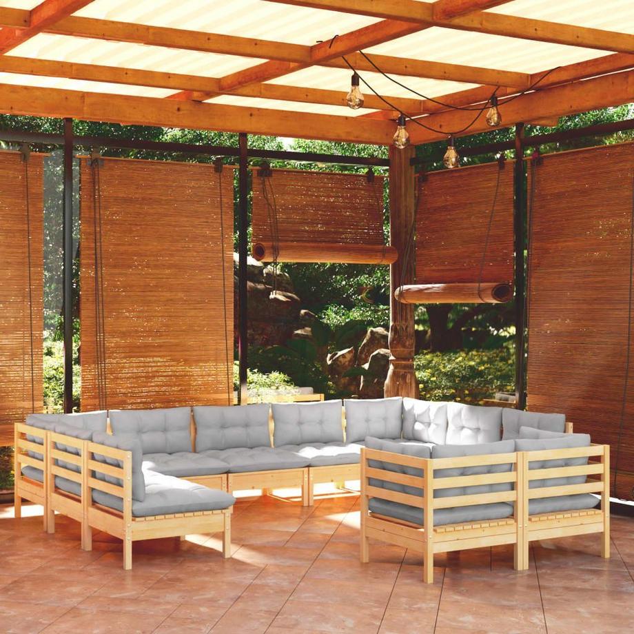 VidaXL Garten-lounge-set kiefernholz  