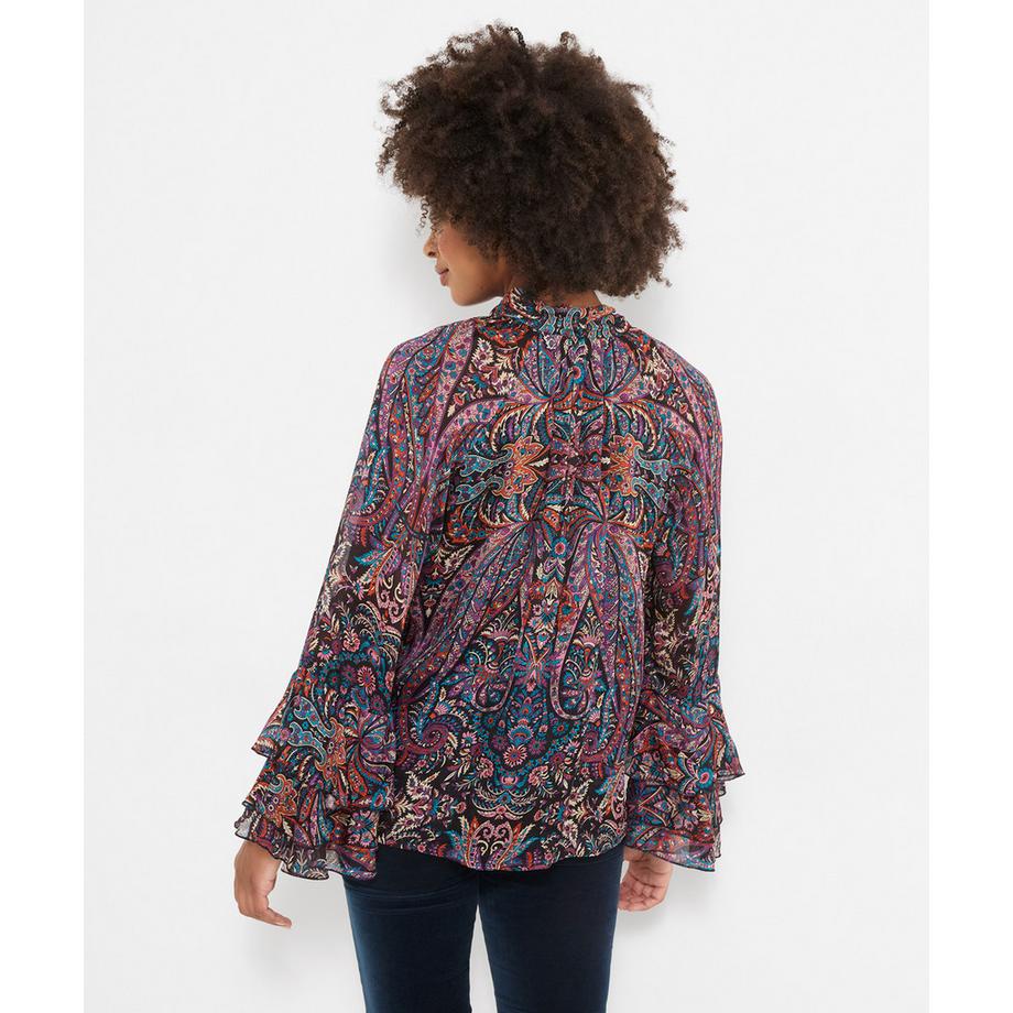 Joe Browns Blouse Boho à Col Noué et Manches à Volants  