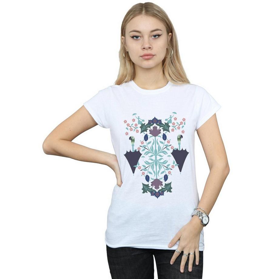 Disney Mary Poppins Returns Floral Umbrella T-Shirt  