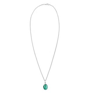 Elli  Collier Femme Pierre Précieuse De Malachite 