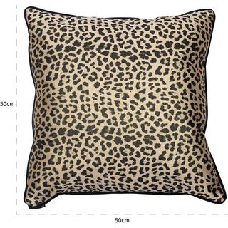 mutoni Coussin Jess beige noir  