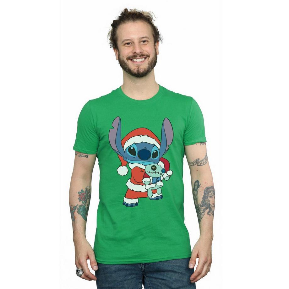 Disney Lilo & Stitch Christmas Santa Stitch T-Shirt  