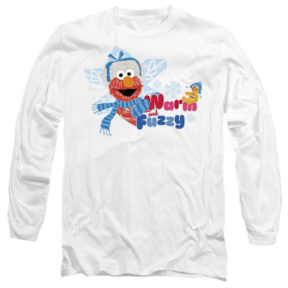 T-ShirtManches Longues Motif Elmo Warm And Fuzzy