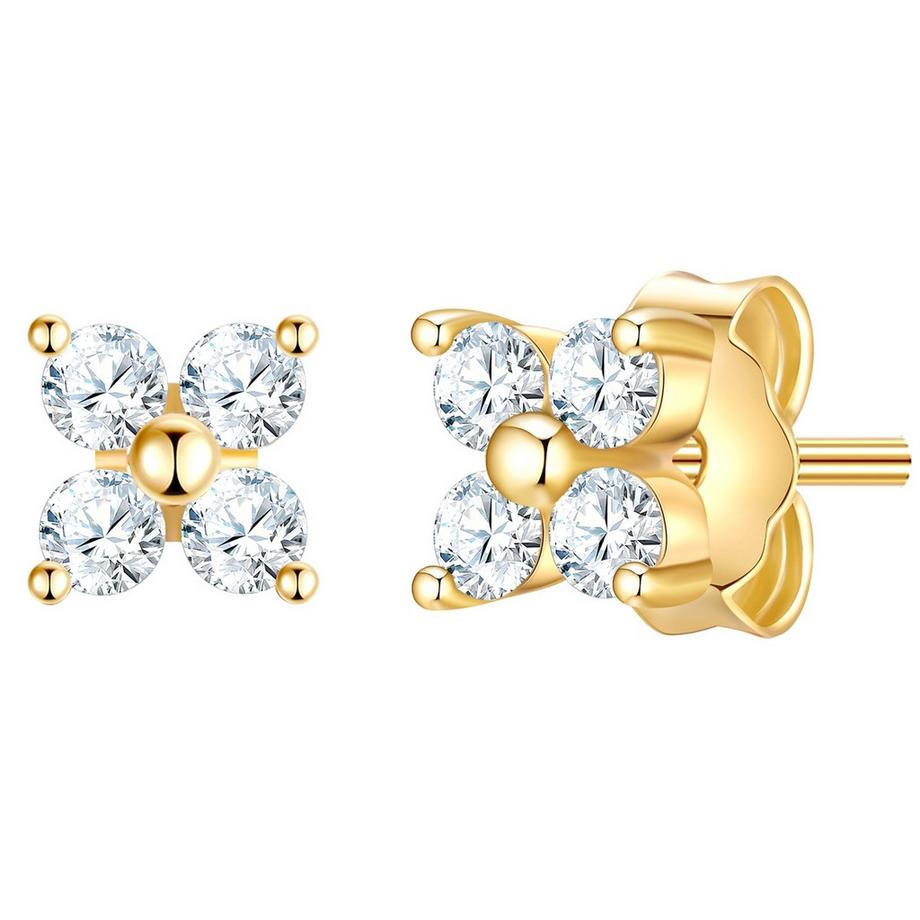 Femme Boucles d´oreilles Fleur