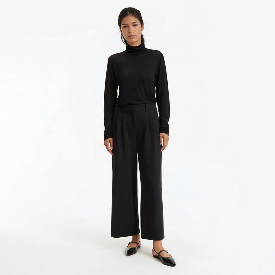 La Redoute Collections Pantalon Plissé Large Longueur Cheville  