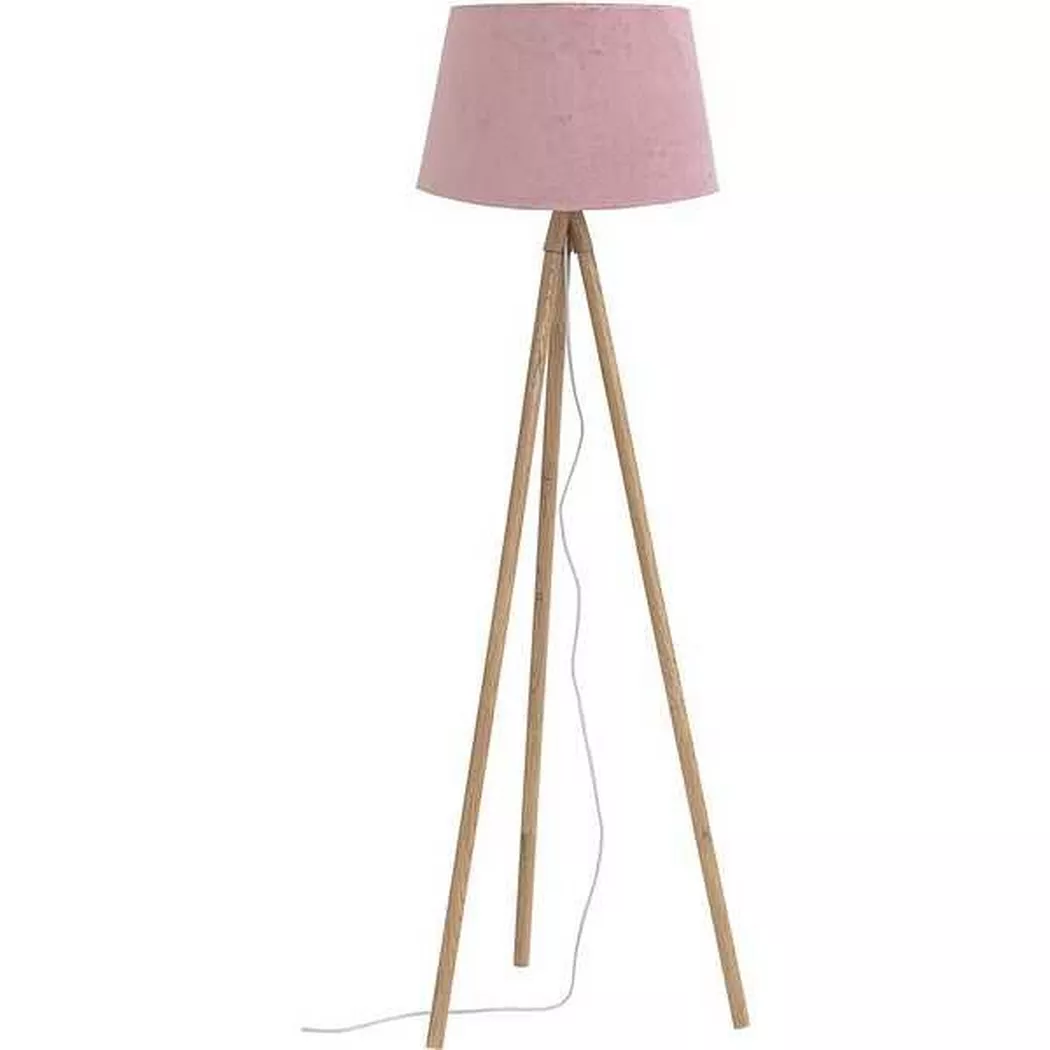 mutoni – Stehleuchte Wallas Samt Rosa 52×152, One Size,