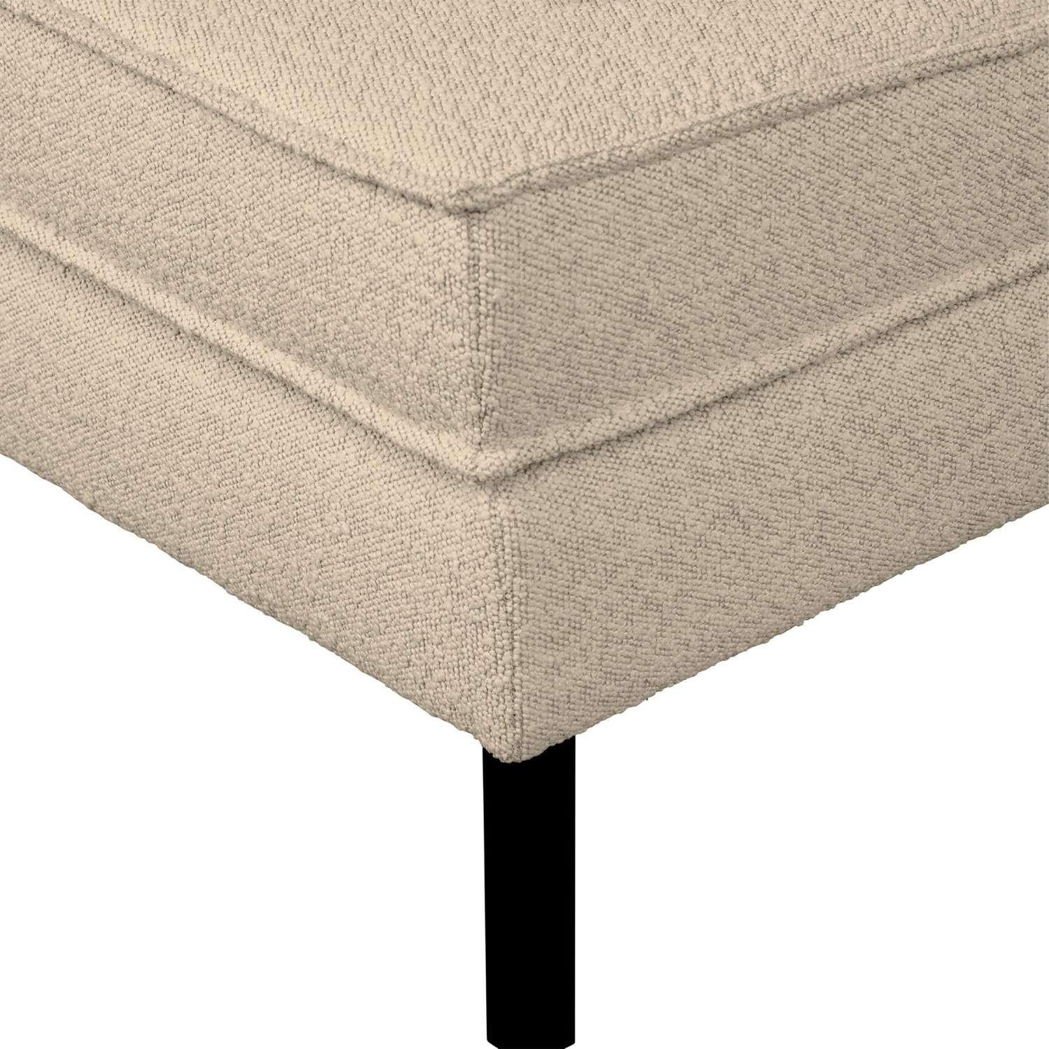 mutoni Tabouret Rodeo Bouclé beige  